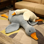 74.8" Giant Long Plush White Goose Stuffed Toy