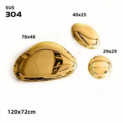 Stainless Steel Water Drop Wall Pendants