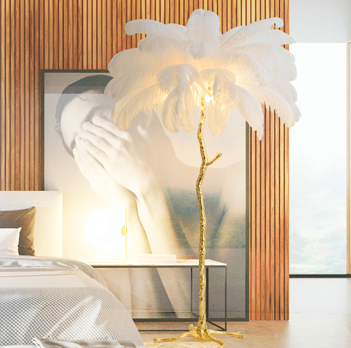 Feather Lamp