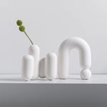 Nordic White Vase