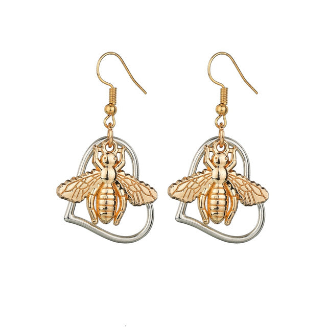 Clemence's Fritillary Butterfly Drop Earrings - Oneposh