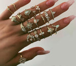 Sarah chick rings set - Oneposh
