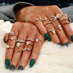 Sarah chick rings set - Oneposh