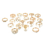 Sarah chick rings set - Oneposh