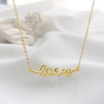 Love 925 Sterling Silver Pendant Necklace - Oneposh