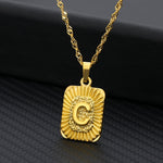 Gold Initial Necklace - Oneposh