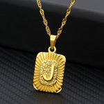Gold Initial Necklace - Oneposh