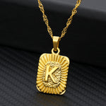 Gold Initial Necklace - Oneposh