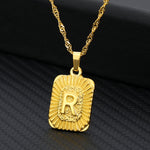 Gold Initial Necklace - Oneposh