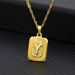 Gold Initial Necklace - Oneposh