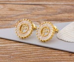 Initial Letter Earrings - Oneposh