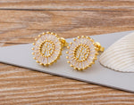 Initial Letter Earrings - Oneposh