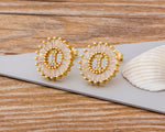 Initial Letter Earrings - Oneposh