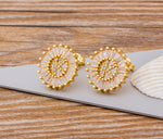 Initial Letter Earrings - Oneposh