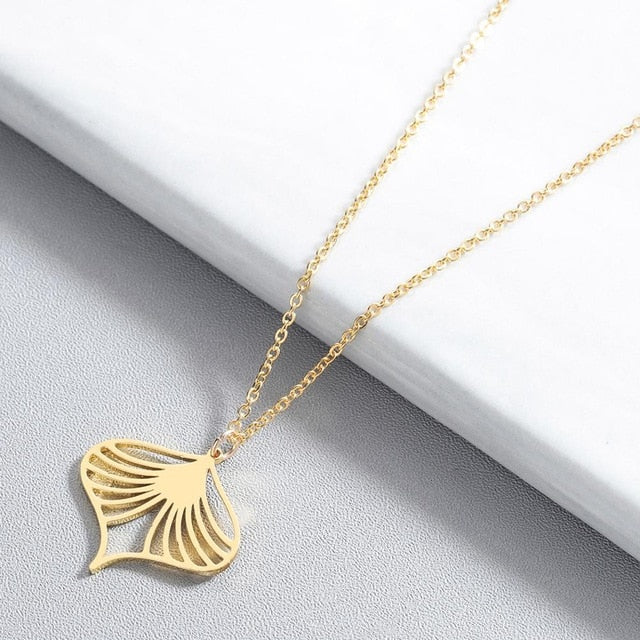 Seashell Stainless Steel Necklace - Oneposh
