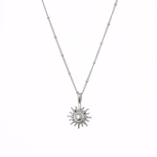 Alora Stainless Steel Pendant Necklace - Oneposh