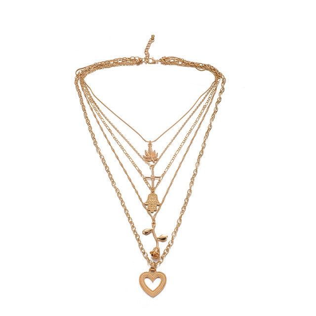 Angel Bohemia Pendant Necklace - Oneposh