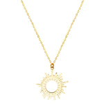 Irregular Sun Necklace - Oneposh