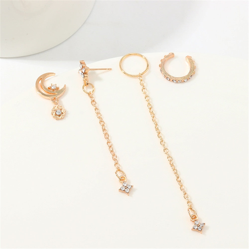 Virginia Crystal Earrings - Oneposh