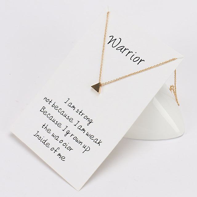 Warrior Pendant Necklace - Oneposh