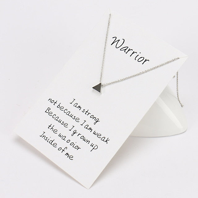 Warrior Pendant Necklace - Oneposh