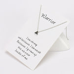 Warrior Pendant Necklace - Oneposh