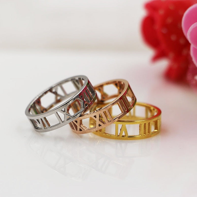 Ashley Stainless Steel Ring - Oneposh