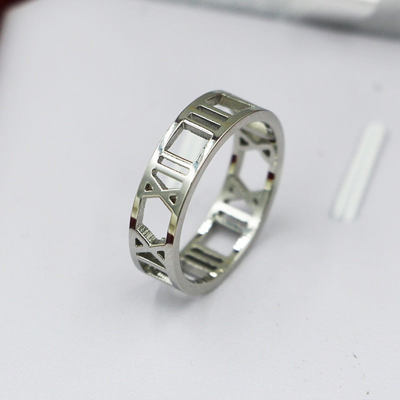 Ashley Stainless Steel Ring - Oneposh