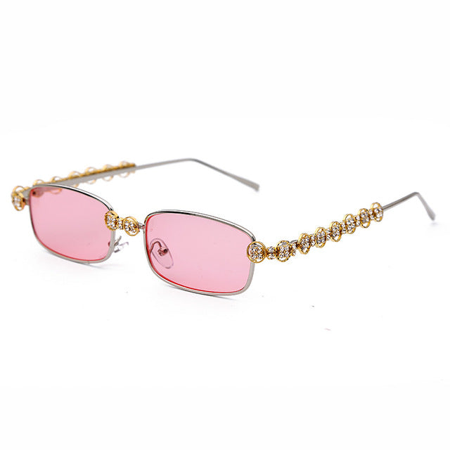 Vanetta Rhinestone Sunglasses - Oneposh