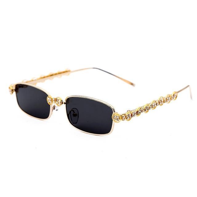 Vanetta Rhinestone Sunglasses - Oneposh