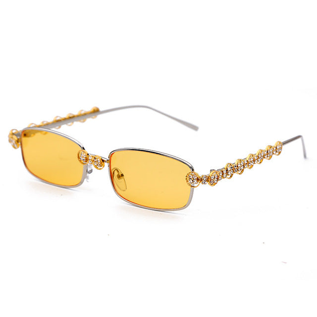Vanetta Rhinestone Sunglasses - Oneposh