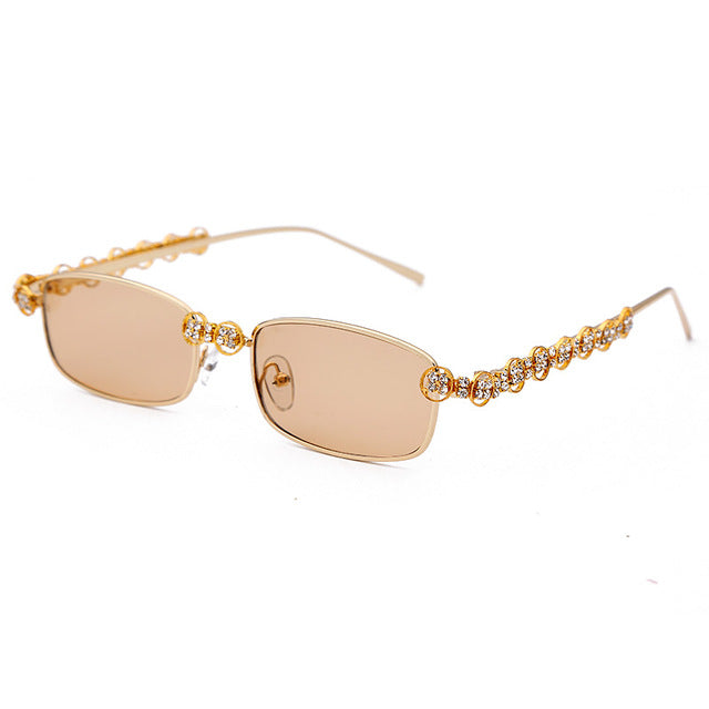 Vanetta Rhinestone Sunglasses - Oneposh