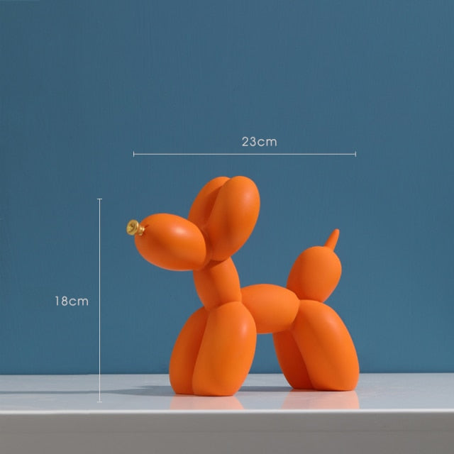 Balloon Dog Figurines, 9"x 7"