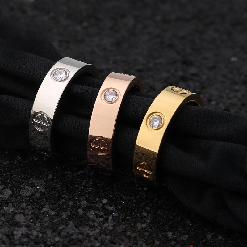 Claire Stainless Steel Rings - Oneposh