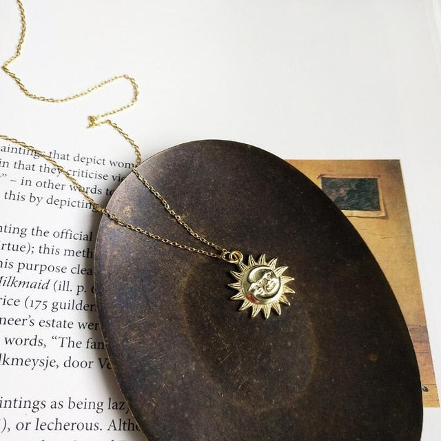 Eclipse 925 Sterling Sliver Pendant Necklace - Oneposh